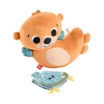 Плюшена сензорна играчка за игра по корем 2в1 Fisher Price, Видра