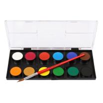 Faber-Castell Акварелни бои, 12 цвята, в малка кутия