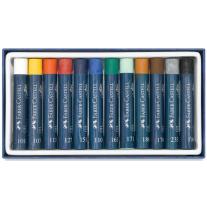 Faber-Castell Маслени пастели Goldfaber, 12 цвята