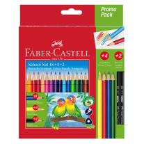 Faber-Castell Цветни моливи Triangular 18+4+2