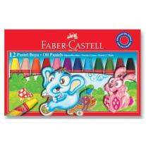 Faber-Castell Маслени пастели, 12 цвята