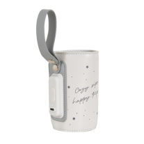 Портативен нагревател за бебешки шишета Cangaroo, Thermo, бежов