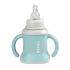 Преходна чаша с биберон 3в1 Beaba, Evoluclip, aqua