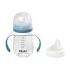 Преходна неразливаща се чаша с биберон 2в1 Beaba, 210 мл, Windy Blue