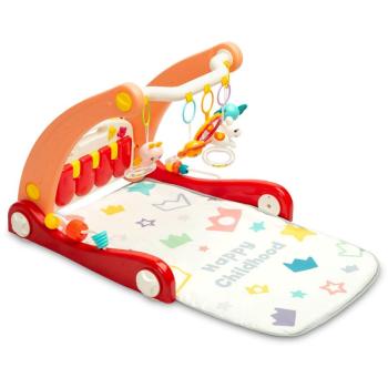 Проходилка с музикална подложка 2 в 1 Caretero Toyz - Розова