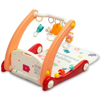 Проходилка с музикална подложка 2 в 1 Caretero Toyz - Розова