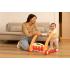 Проходилка с музикална подложка 2 в 1 Caretero Toyz - Розова