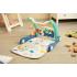 Проходилка с музикална подложка 2 в 1 Caretero Toyz - Синя