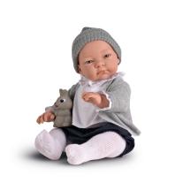 Magic baby кукла John със сива шапка и играчка