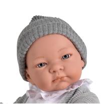Magic baby кукла John със сива шапка и играчка