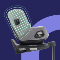 Стол за кола Bugaboo Owl by Nuna (0-18 кг) Mineral Washed Black