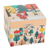 Музикална кутия Trousselier, Червената шапчица, куб
