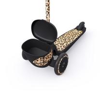Детска тротинетка с багажник Scoot & Ride Highwaykick 2 Lifestyle, Леопард