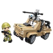 Конструктор, Qman, Военен джип с оръдие