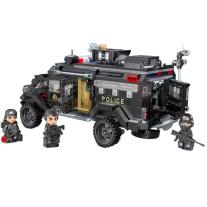 Конструктор, Qman, Mine City, Брониран камион SWAT