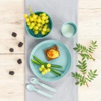 Комплект 2 чаши Reer синьо/сиво