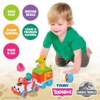 TOMY Toomies Jurassic World Спасителят Рейнджър Динозавър, 12м+,
