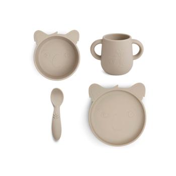 Силиконов комплект за хранене Nuuroo Lykke Cobblestone