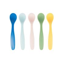 Бебешки меки лъжици 5 броя Badabulle Pastel