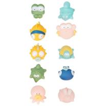 Играчки за баня, 10 броя Badabulle Pastel