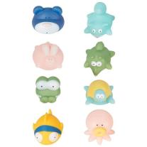 Играчки за баня, 8 броя Badabulle Pastel