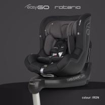 Стол за кола ROTARIO EASYGO за деца от 0 до 18 кг (група 0+, I) 360 ° iron