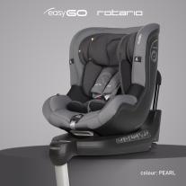 Стол за кола ROTARIO EASYGO за деца от 0 до 18 кг (група 0+, I) 360 ° perl