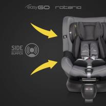 Стол за кола ROTARIO EASYGO за деца от 0 до 18 кг (група 0+, I) 360 ° perl ПОД-НАЕМ
