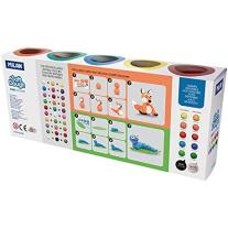 Milan Тесто за моделиране Soft Dough Funny Faces, 10 цвята