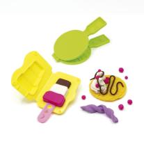 Milan Тесто за моделиране Soft Dough Ice Cream & Waffles, 6 цвята