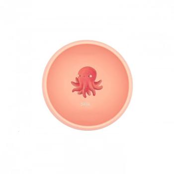 Силиконова купичка за хранене с вакуумна основа Sassi 6м+ Октопод