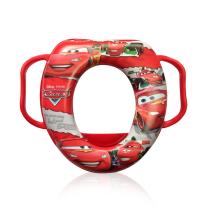 Седалка за тоалетна чиния с дръжки Lorelli - Auto, червена