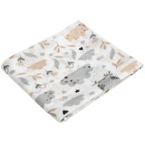 Муселинова Пелена За Повиване Sensillo Сови и Зайчета