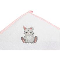 Хавлия За Баня 100X100 Sensillo Розово Зайче