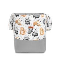 Кош За Играчки Средна Sensillo Raccoons Grey