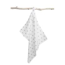 Муселинова Пелена 70X80 Sensillo Сиви Звезди