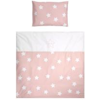 Сет за люлка Lorelli First Dreams, звезди, Pale Blush