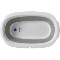 Сгъваема бебешка вана Vital Baby - Hygiene, сива/бяла