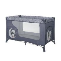 Сгъваема кошара на 1 ниво Lorelli - Moonlight, Cool grey pandas