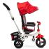 Сгъваема триколка Caretero Toyz - Wroom, червена