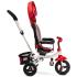 Сгъваема триколка Caretero Toyz - Wroom, червена