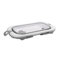 Сгъваема бебешка вана с оттичане Lorelli, 83см, Dino Grey