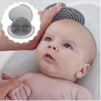 Анти-бактериална силиконова четка Shnuggle Taupe