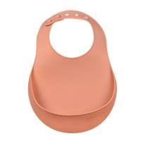 Силиконов бебешки лигавник Beaba, Terracotta