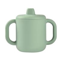 Силиконова чаша за обучение BEABA, Sage Green