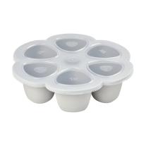 Силиконова форма за замразяване на бебешка храна BEABA, 6х150 мл, Light Mist