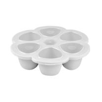 Силиконова форма за замразяване на бебешка храна BEABA, 6х90 мл, Light Mist