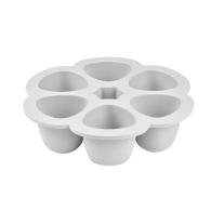 Силиконова форма за замразяване на бебешка храна BEABA, 6х90 мл, Light Mist