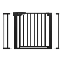 Черна преграда за стълби с удължение 7см. + 14см. в сет 