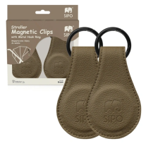 Магнитни клипсове за количка и столче за кола Sipo Кафяв